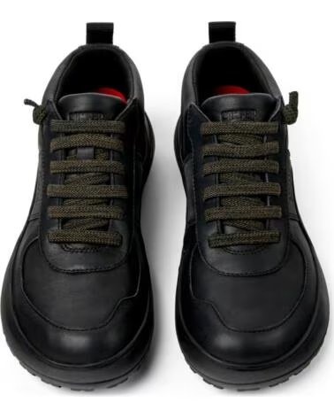 BOTTINES EN CUIR K400868 PEU SERRA POUR FEMME NEGRO004