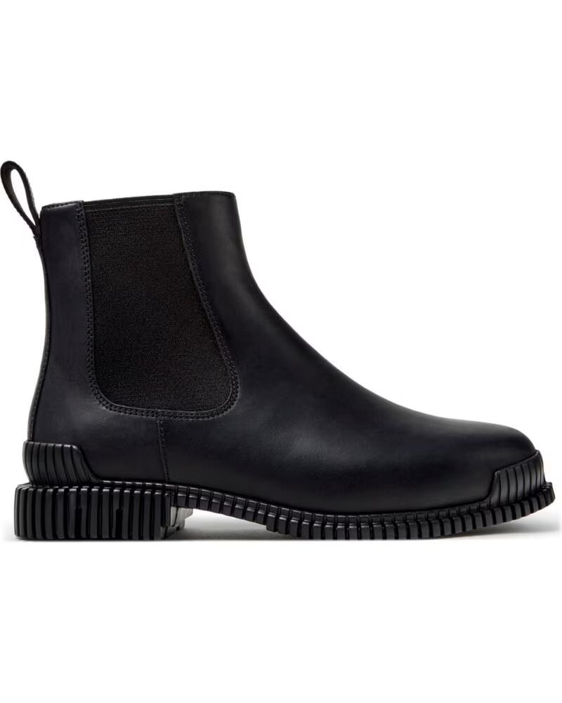 KAPPA BOTTINES EN CUIR CAMPER K400869 PIX NOIR001 NEGRO001