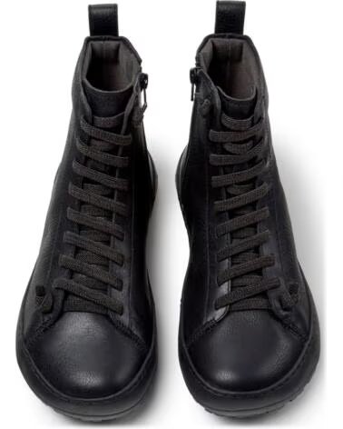 BOTTINES EN CUIR POUR FEMME CAMPER K400870 PEU SERRA NOIR001 NEGRO001