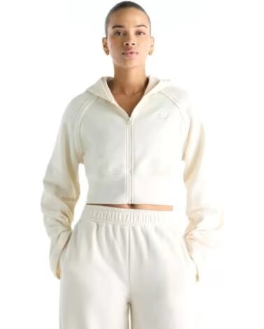NEW BALANCE KAPUZENJACKE BRUSHED COASTAL FLEECE WJ62Q0WV BEIGE