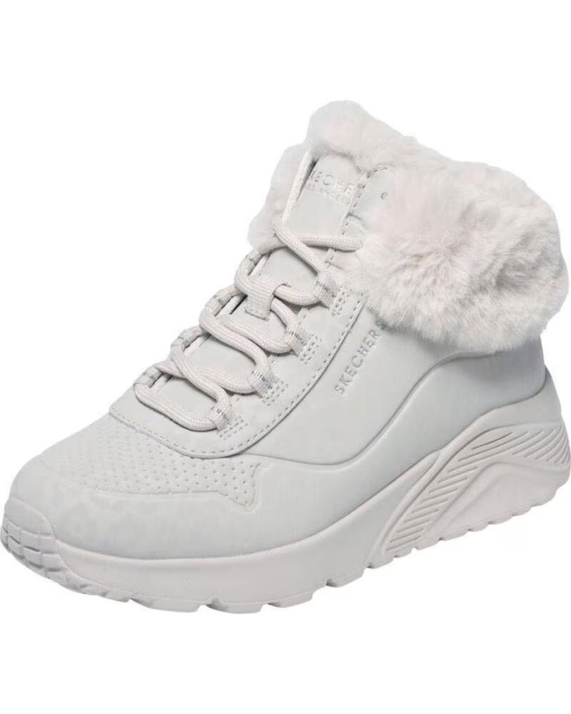 SKECHERS Zapatillas Uno Lite Cozy Leopard 310362L Natural BLANCO