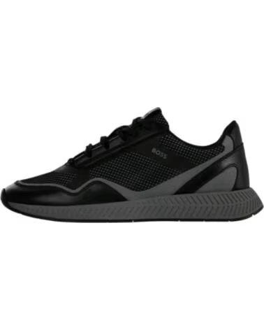 BOSS SNEAKER DA UOMO NERO NEGRO