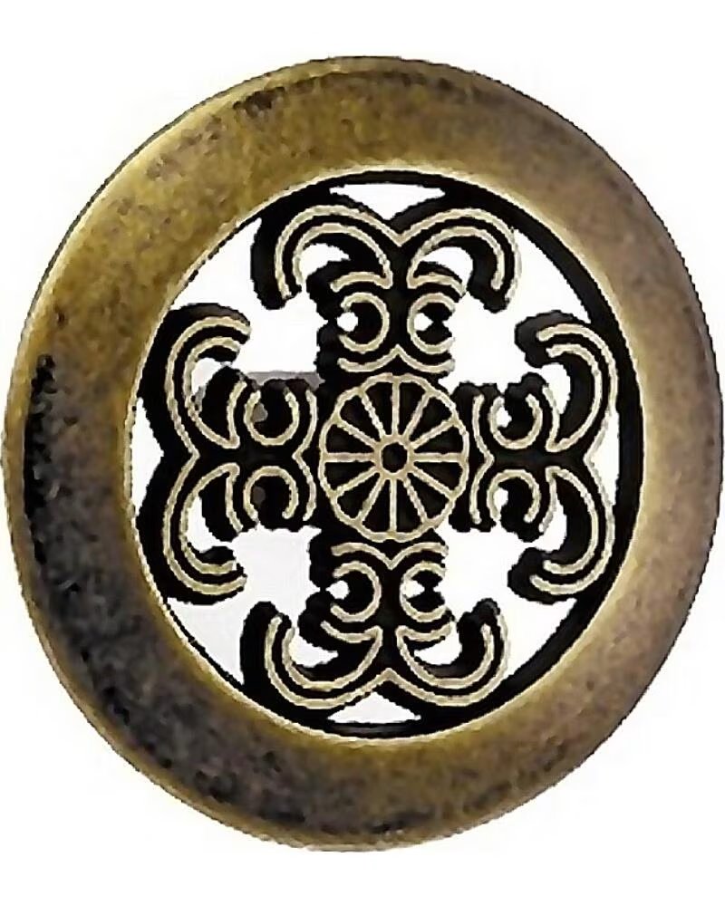 NESU POIGNÉE DÉCORATIVE RONDE 214718 MULTICOLOR