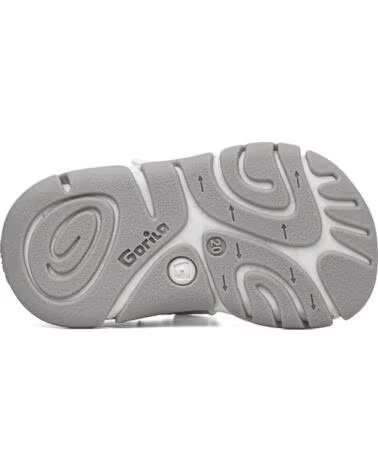 GORILA FREIZEITSCHUHE 61000 RESPEKTVOLLE SPORTSCHUHE WEISS KINDER BLANCO