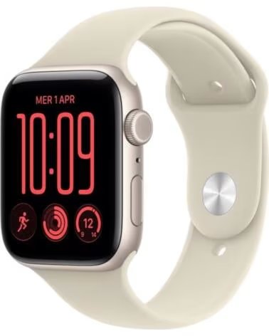 APPLE Watch SE3- GPS- Cellular- 44mm- Caja de Aluminio Blanco Estrella- Correa Deportiva Arena M-L