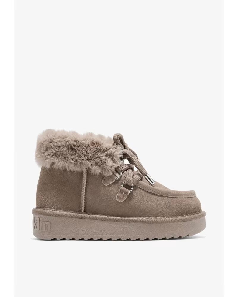 D FRANKLIN BOTINES PLANOS NORDIC MID FUR TAUPE MARRóN