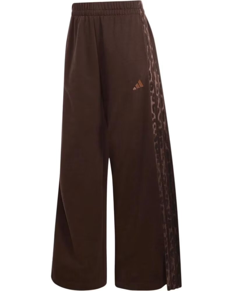 ADIDAS Pantalon Largo Seasonal Essentials Animal Print 3-Stripes Aurora Coffee - Multicolor - Preloved Brown en marron para muje