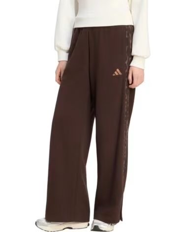 ADIDAS Pantalon Largo Seasonal Essentials Animal Print 3-Stripes Aurora Coffee - Multicolor - Preloved Brown en marron para muje