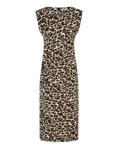 VESTIDO MIDI ANIMAL PRINT DE MUJER MORGAN 262-RFELIN