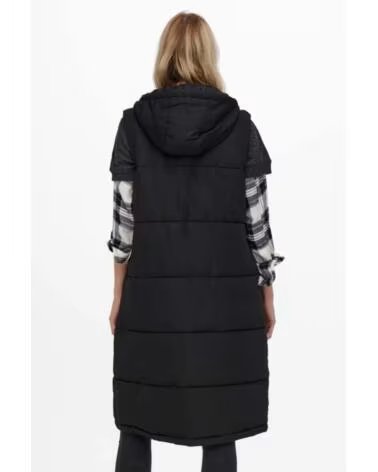 ONLY LONG GILET 15241995 MARRóN