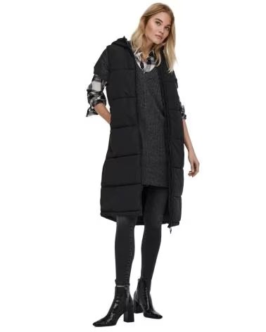 ONLY LONG GILET 15241995 MARRóN