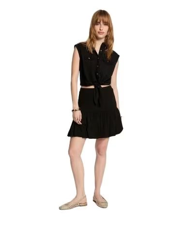 MORGAN CAMISA SIN MANGAS 252-DAROD CON NUDO NEGRO
