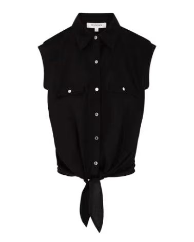 MORGAN CAMISA SIN MANGAS 252-DAROD CON NUDO NEGRO