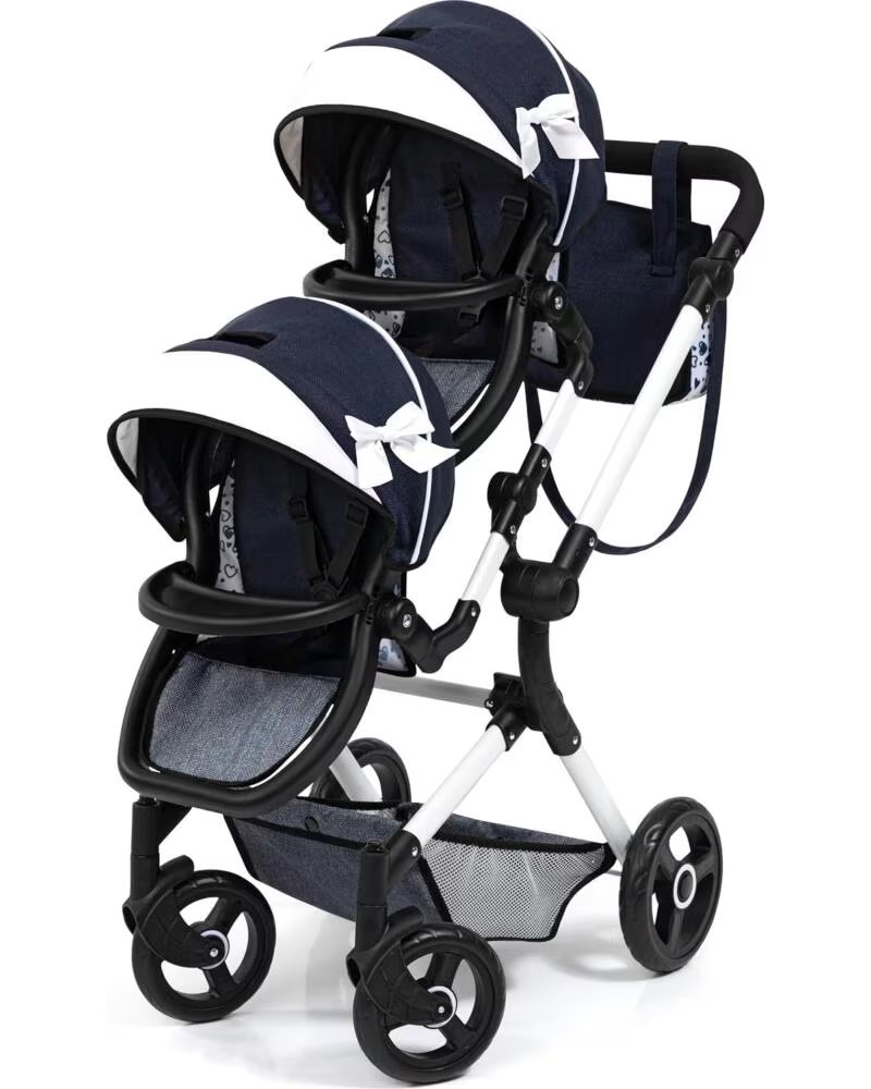 BAYER COCHE DE MUÑECAS TWIN NEO 26281AA NEGRO