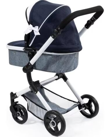 BAYER COCHECITO MUÑECAS NEO VARIO 18481AB AZUL MARINO