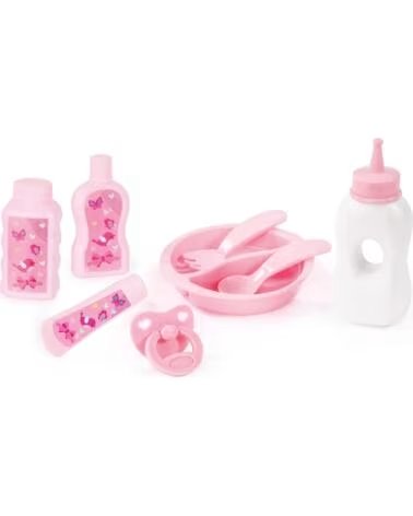 BAYER SET CUNA DE VIAJE ACCESORIOS MUÑECA BEBÉ 61766AB LUNARES