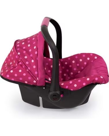 BAYER SILLA DE COCHE PARA MUÑECA DELUXE REIG 67967AA ROSA OSCURO