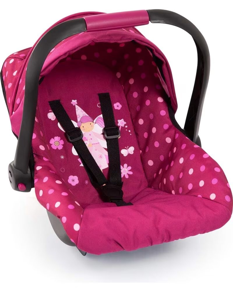 BAYER SILLA DE COCHE PARA MUÑECA DELUXE REIG 67967AA ROSA OSCURO