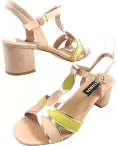TIMBOS SANDALIA TACON VESTIR MUJER ROSA 128277