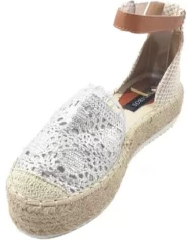TIMBOS ALPARGATA ESPARTO MUJER PLATA 123292