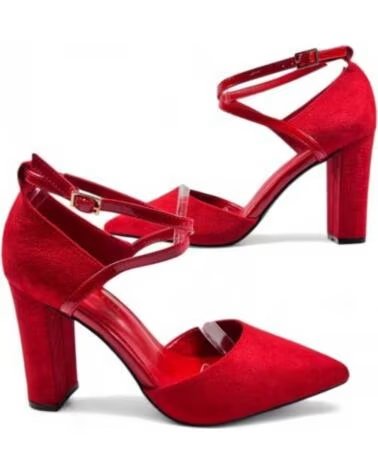 TIMBOS SANDÁLIA SALTO VESTIDO MULHER VERMELHO 130442