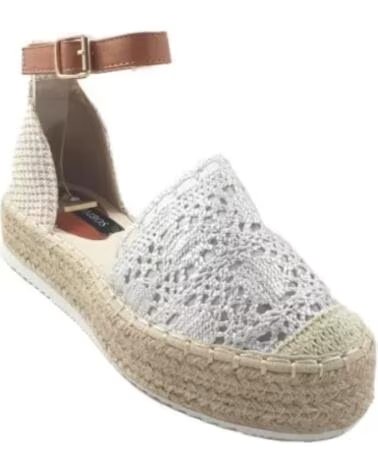 TIMBOS ALPARGATA ESPARTO MUJER PLATA 123292