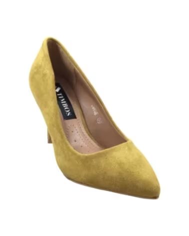 TIMBOS DAMEN HIGH HEELS PUMPS SENFGELB 124311 MOSTAZA