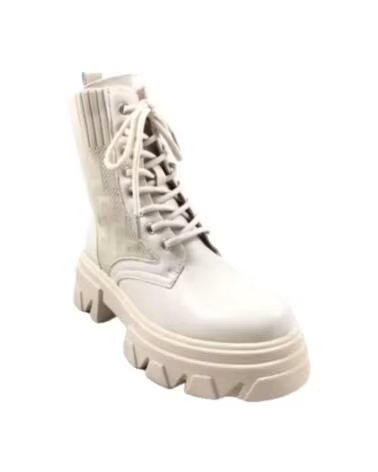 TIMBOS BOTTINES MILITAIRES FEMME 124725 BEIGE