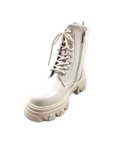 TIMBOS BOTTINES MILITAIRES FEMME 124725 BEIGE