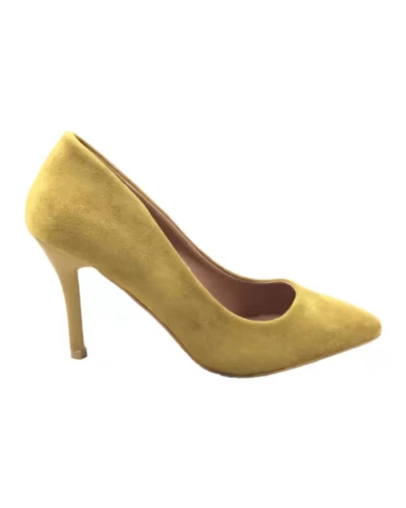 TIMBOS DAMEN HIGH HEELS PUMPS SENFGELB 124311 MOSTAZA