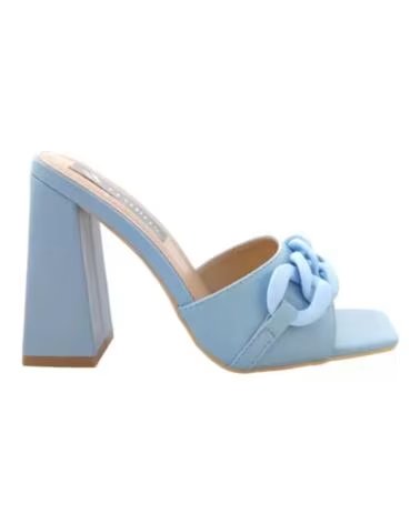 TIMBOS ZOCCOLO TACCO ELEGANTE DONNA CELESTE 125458