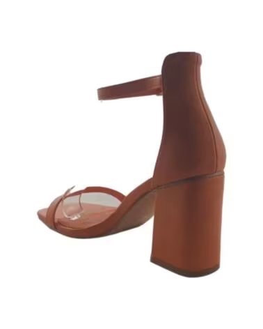 TIMBOS OUTLET SANDALIA TACÓN MUJER NARANJA 125879