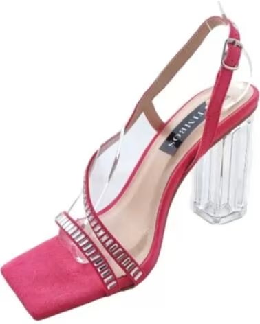 TIMBOS DAMEN PARTY SANDALETTE ABSATZ FUCHSIA 125917 ROSA