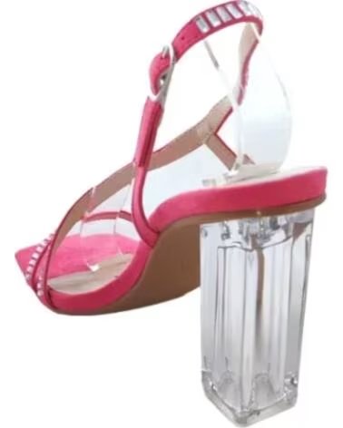 TIMBOS DAMEN PARTY SANDALETTE ABSATZ FUCHSIA 125917 ROSA