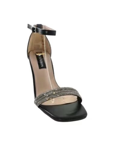 TIMBOS OUTLET SANDALIA TACON FIESTA DE MUJER NEGRO 125627