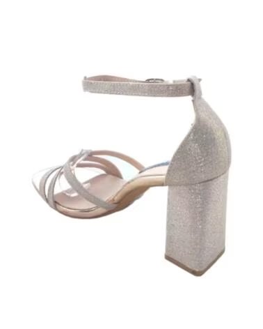 TIMBOS SANDÁLIA DE SALTO DE FESTA PARA MULHER EM CHAMPAGNE MODELO 126445