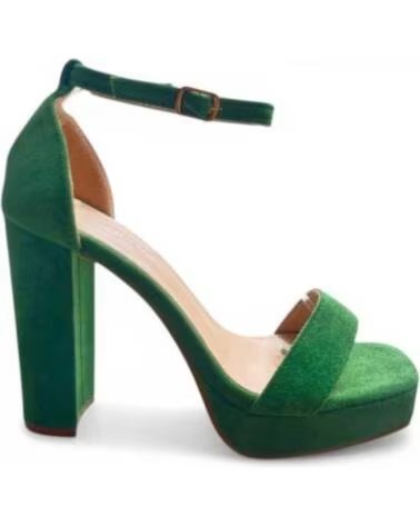 TIMBOS SANDÁLIA SALTO FESTA MULHER 126645 VERDE MUSGO