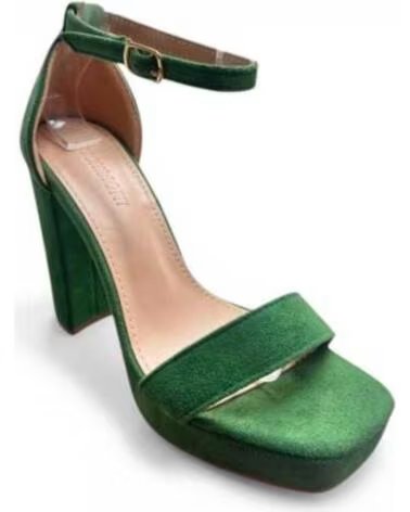 TIMBOS SANDÁLIA SALTO FESTA MULHER 126645 VERDE MUSGO