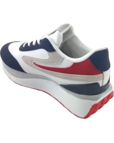 TIMBOS OUTLET SCARPE SPORTIVE LACCI DONNA BLU MARINO BIANCO 126650 MARINO-BLANCO