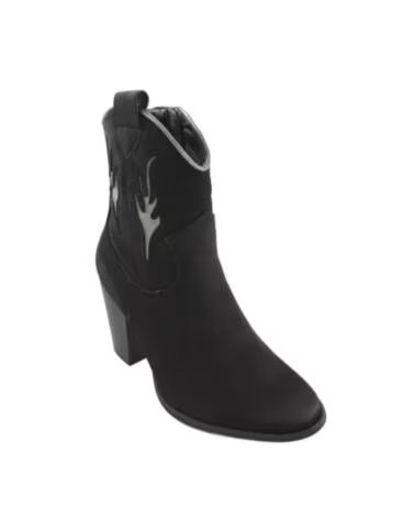 TIMBOS BOTA COWBOY SALTO MULHER PRETO 127009 NEGRO