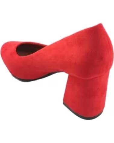 TIMBOS DAMEN PUMPS MIT BLOCKABSATZ 127141 ROJO