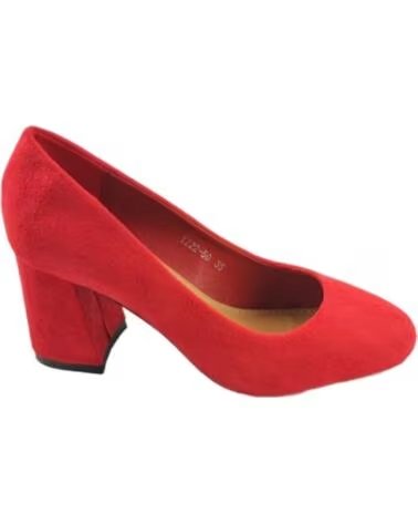 TIMBOS DAMEN PUMPS MIT BLOCKABSATZ 127141 ROJO