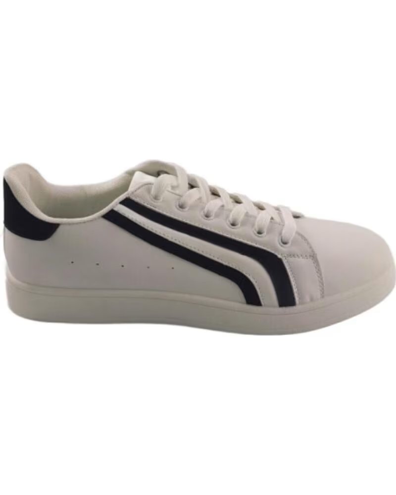 TIMBOS OUTLET HERREN SNEAKER WEISS MARINE 127234 MARINO-BLANCO