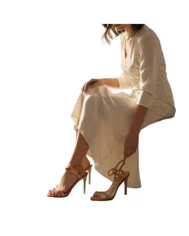 SANDALE TALON FÊTE FEMME TIMBOS 127452 NARANJA