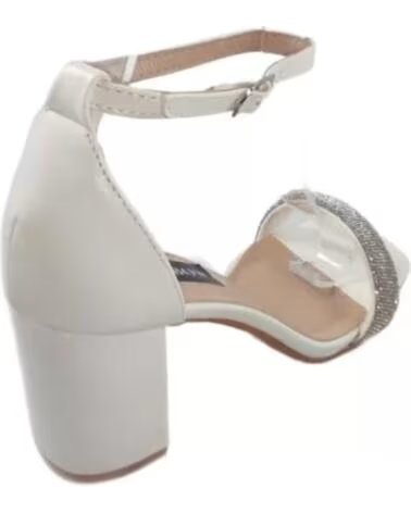 TIMBOS SANDALE TALON MARIÉE 127518 BLANCO