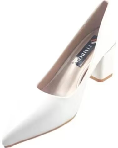 TIMBOS SCARPE DÉCOLLETÉ TACCO SPOSA BIANCO 127542 BLANCO