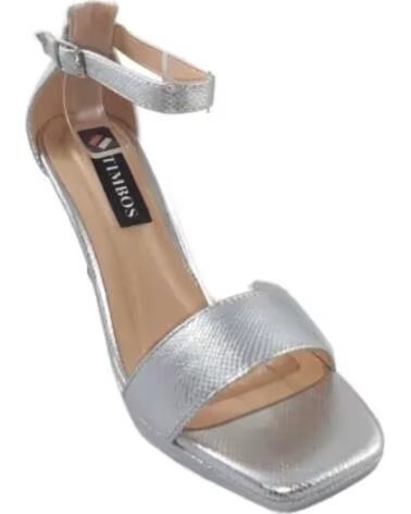 TIMBOS OUTLET DAMEN PARTY ABSATZ SANDALE SILBER 127528 PLATA