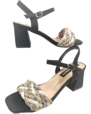 TIMBOS SANDALIA TACÓN VESTIR 127611 NEGRO