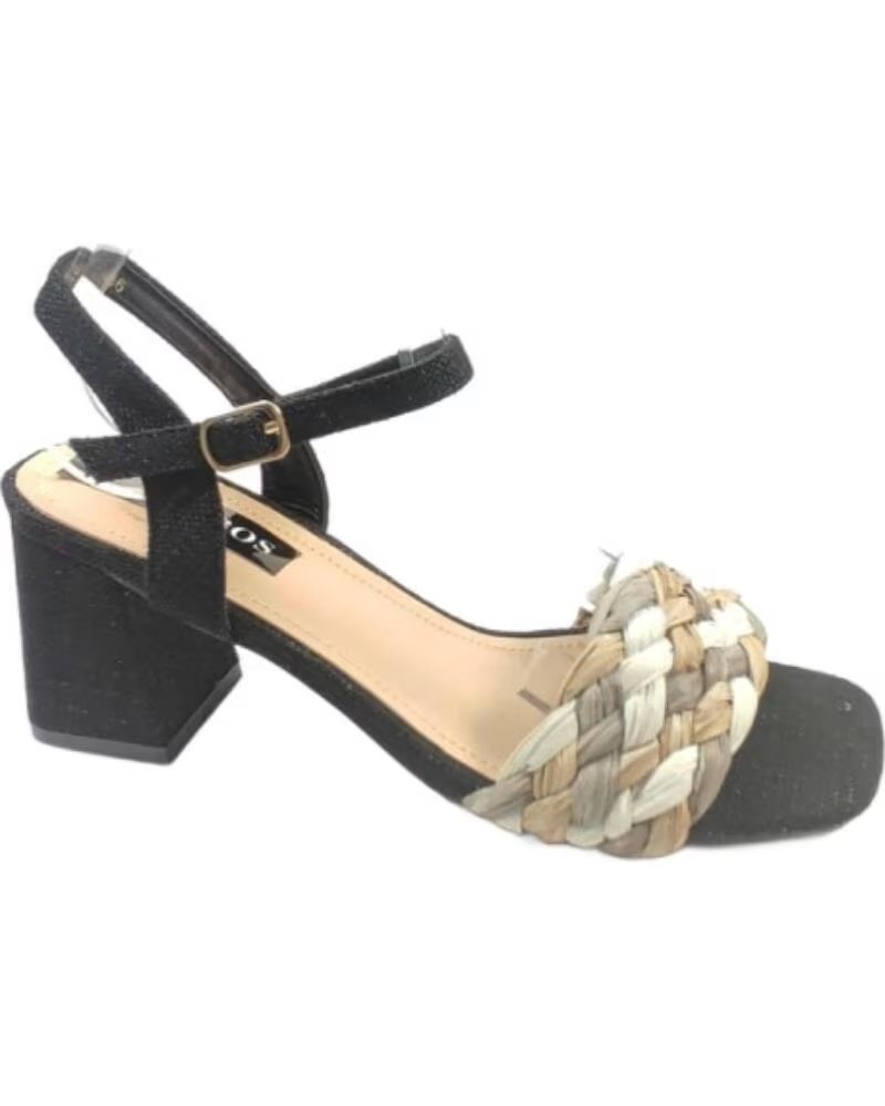 TIMBOS SANDALIA TACÓN VESTIR 127611 NEGRO