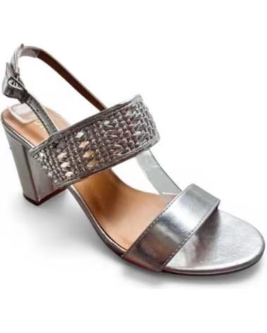 TIMBOS SANDÁLIA SALTO FESTA DE MULHER PRATEADA 128298 PLATA